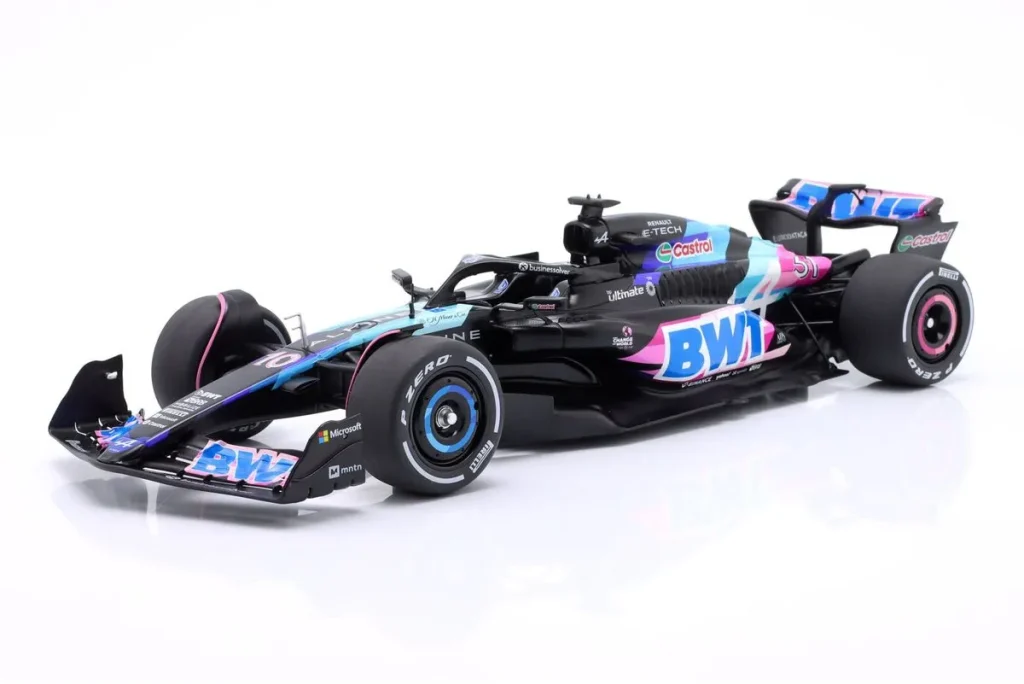 โมเดลรถ 1:18 Alpine A524 #10 Pierre Gasly ฟอร์มูล่าวัน ปี 2024 Solido S1811003