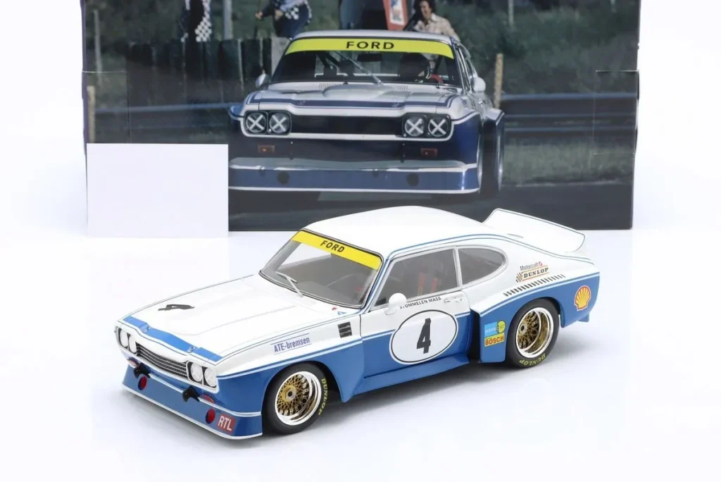 โมเดลรถ 1:18 Ford Capri RS 3100 #4 Rolf Stommelen, Jochen Mass ETCC ปี 1974 WERK83