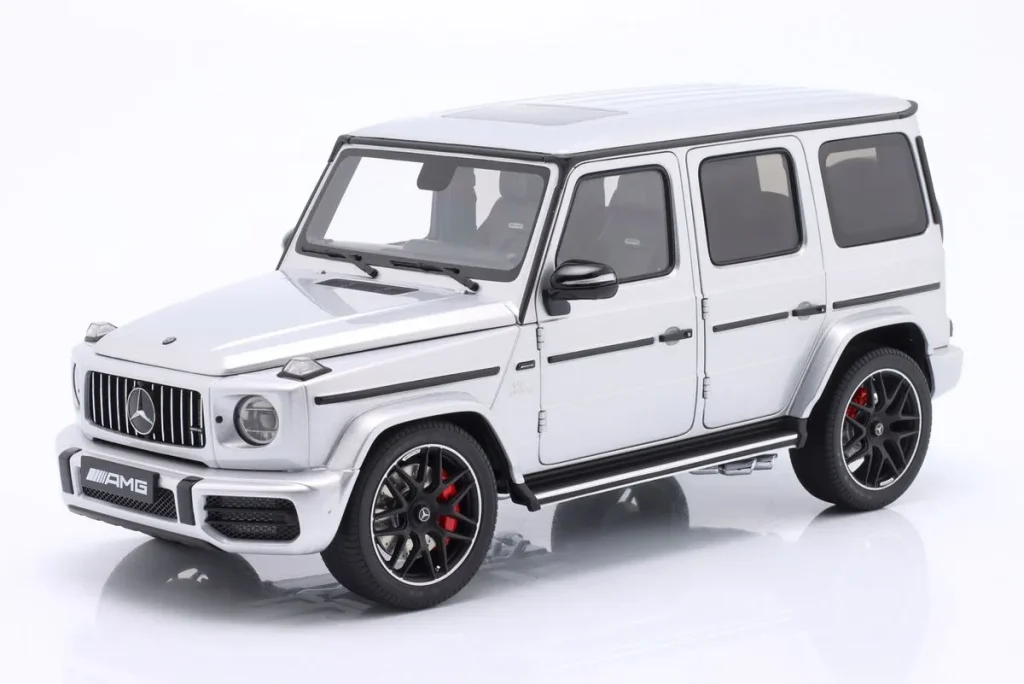 โมเดลรถ 1:18 Mercedes-Benz AMG G63 ปี 2019 สี iridium เงิน เมทัลลิก AUTOart