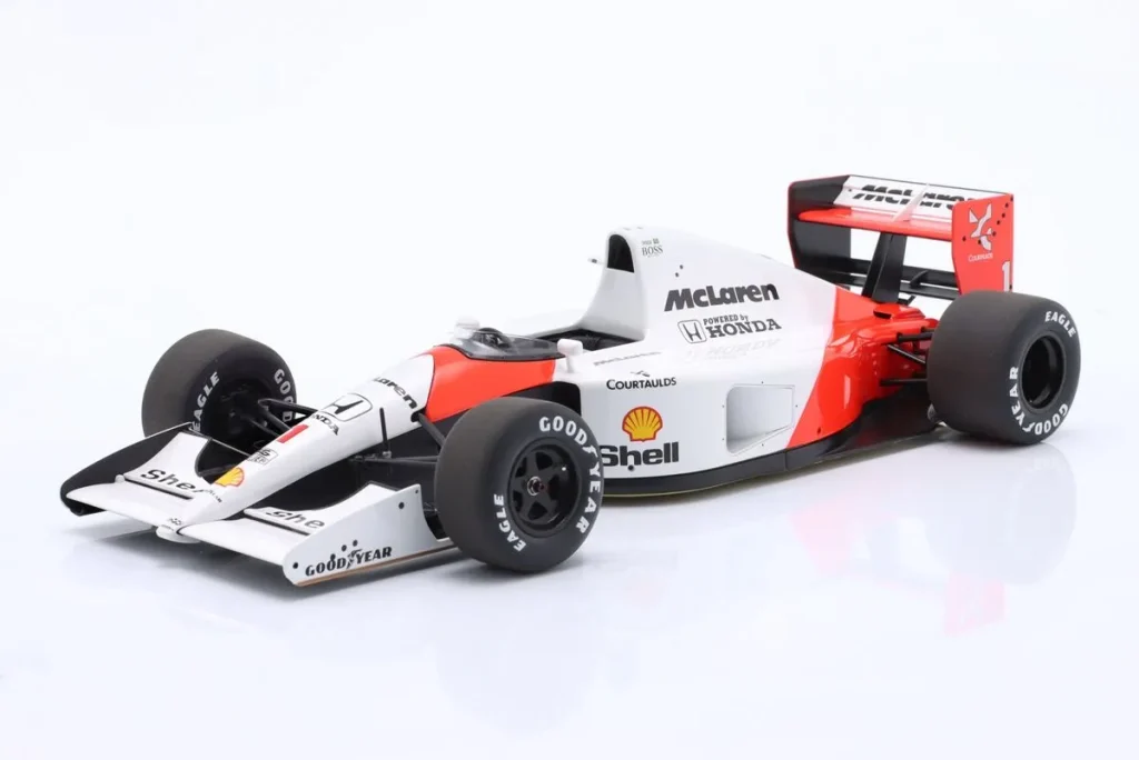 车型 1:18 McLaren MP4/6 #1 Ayrton Senna 排名 2 Japan GP 一级方程式世界冠军年 1991 AUTOart 89140