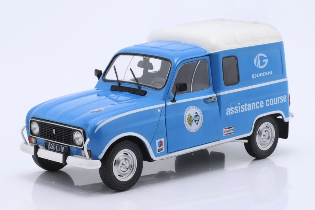 车型 1:18 Renault 4LF4 Gordini Service 年 1976 蓝色 / 白色 Solido