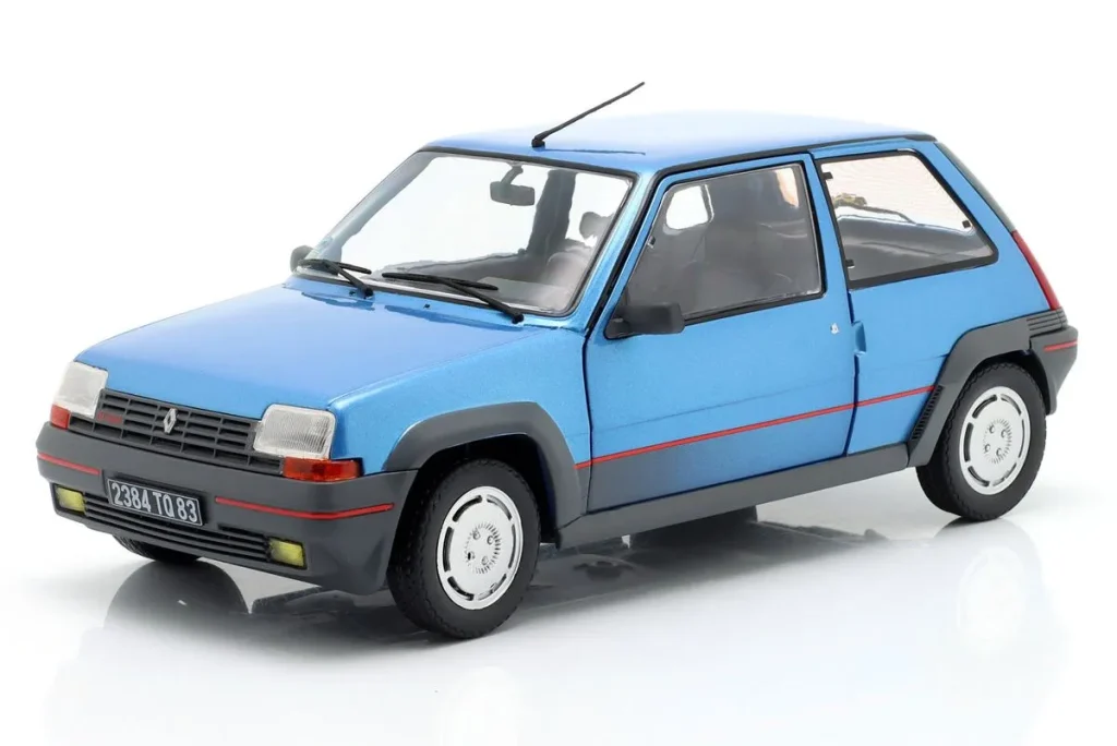 车型 1:18 Renault 5 GT Turbo MK1 年 1985 颜色 Alpine 蓝色 Solido