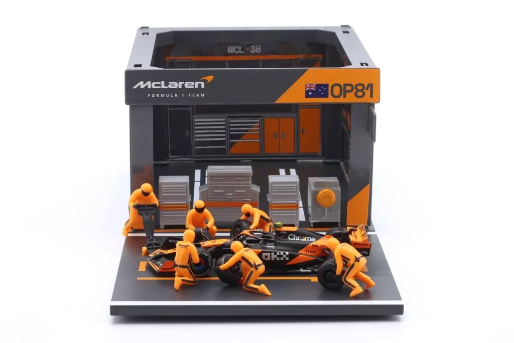 ไดโอรามา 1:43 McLaren MCL38 #81 Oscar Piastri ฟอร์มูล่าวัน ปี 2024 Bburago
