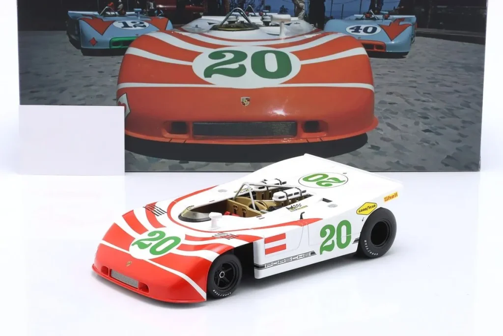 โมเดลรถ 1:18 Porsche 908/03 #20 Vic Elford, Hans Herrmann Targa Florio ปี 1970 WERK83