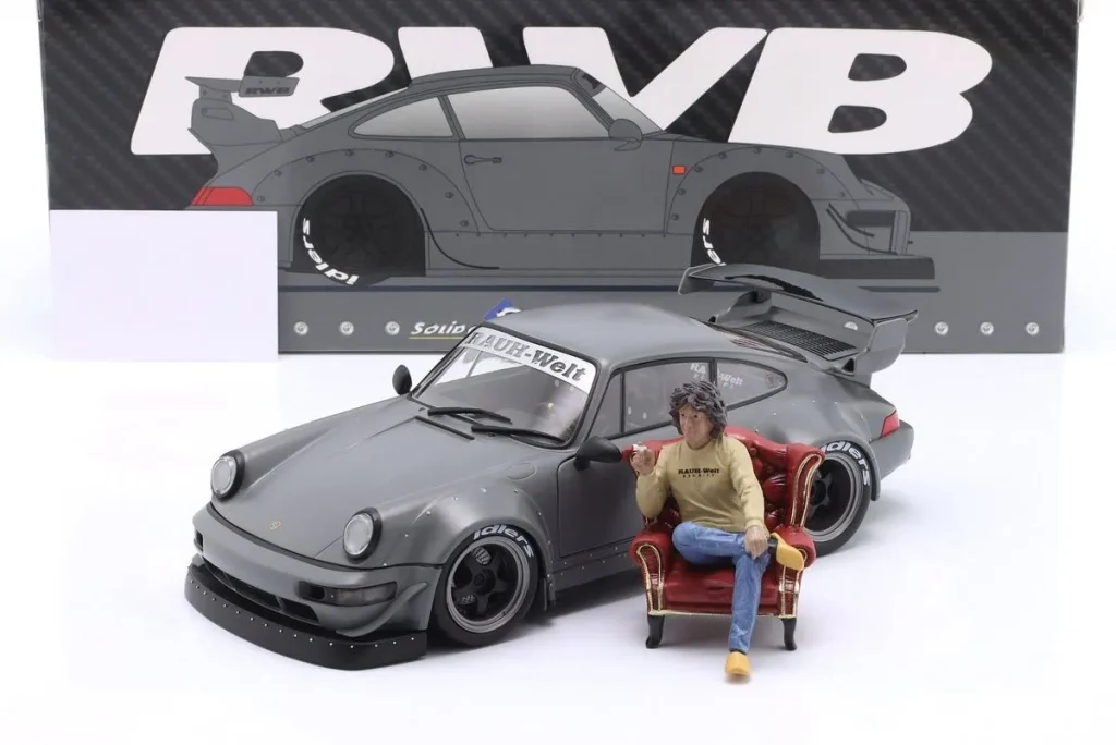 Model 1:18 Porsche 911 (964) RWB Rauh-Welt Bodykit year 2024 Grey Solido
