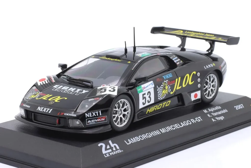 车型 1:43 Lamborghini Murciélago R-GT #53 Kouji Yamanishi, Atsushi Yogou, Marco Apicella 24 小时勒芒年 2007 Altaya