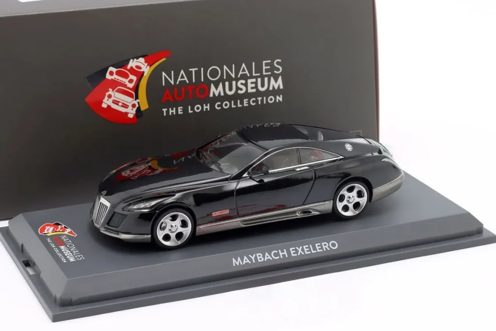 โมเดลรถ 1:43 Maybach Exelero ปี 2005 สีดำ Schuco
