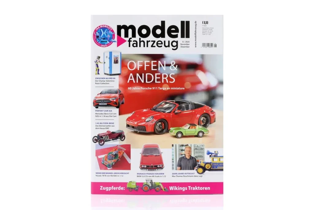 杂志 MODELLFAHRZEUG Ausgabe November / Dezember – Nr. 6 / 2025