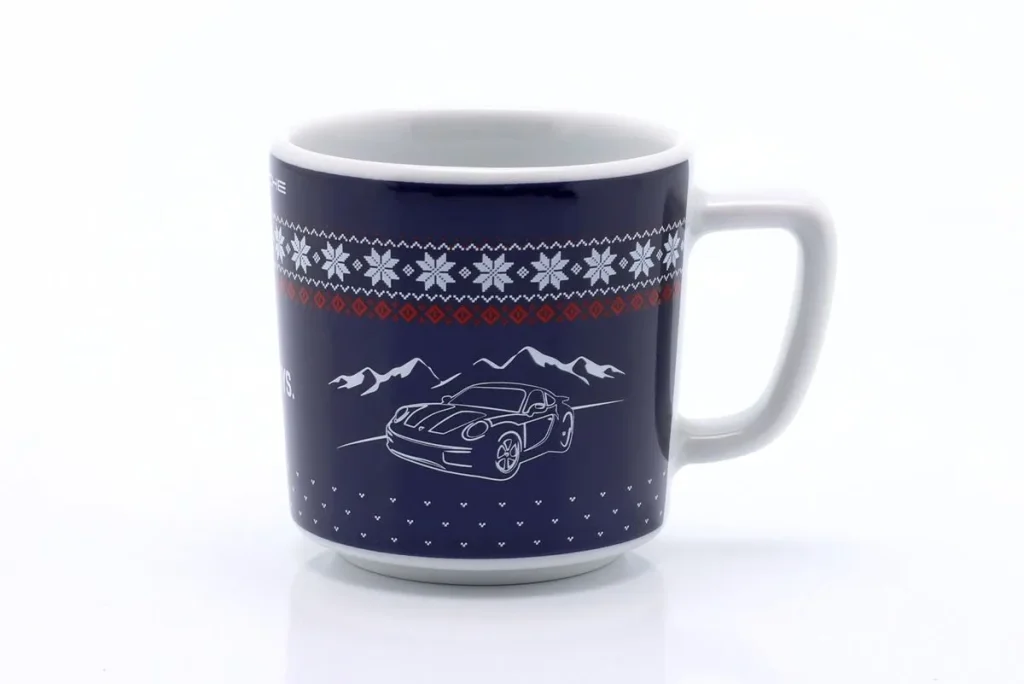 纪念品 Porsche Espressotasse Sammlertasse Nr. 2 / Weihnachtsedition