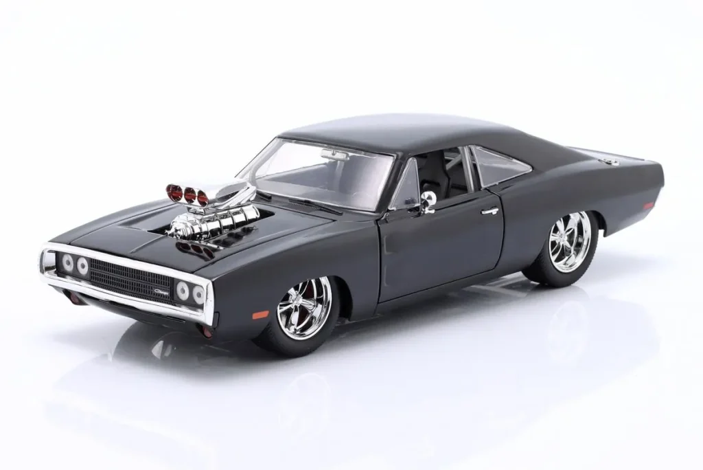 Model 1:24 Dodge Charger R/T Dominic „Dom“ Toretto Filmreihe “Fast & Furious” year 1970 Black Jadatoys