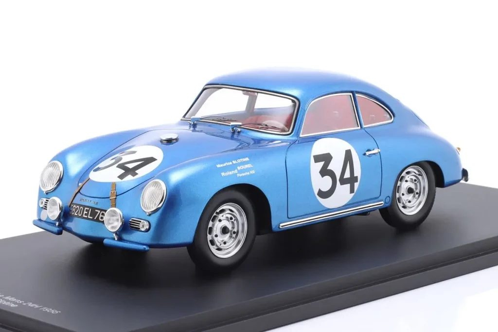 车型 1:18 Porsche 356 A #34 Roland Bourel, Michel Slotine 排名 13 24h LeMans 年 1956 Spark