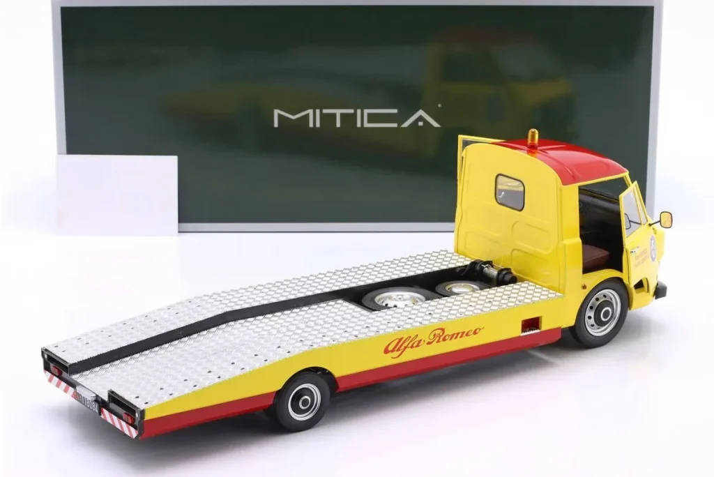 车型 1:18 Alfa Romeo A12 (F12) Abschleppwagen 年 1977 黄色 Mitica