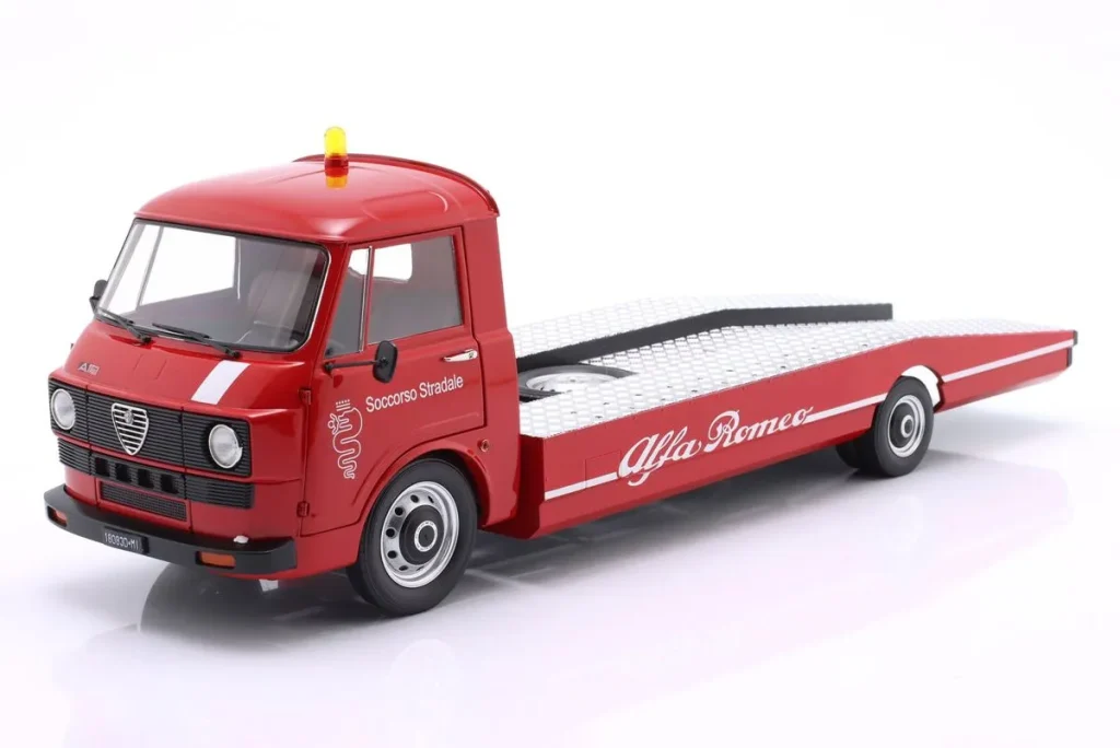 车型 1:18 Alfa Romeo A12 (F12) Abschleppwagen 年 1977 红色 Mitica