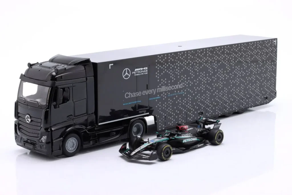 โมเดลรถ 1:43 Mercedes-AMG F1 W15 E Performance #63 George Russell ฟอร์มูล่าวัน ปี 2024 Bburago