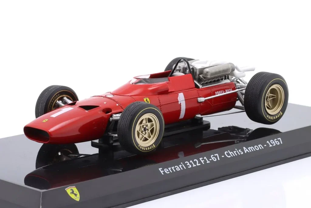 โมเดลรถ 1:24 Ferrari 312/67 #1 Chris Amon ฟอร์มูล่าวัน ปี 1967 Premium Collectibles