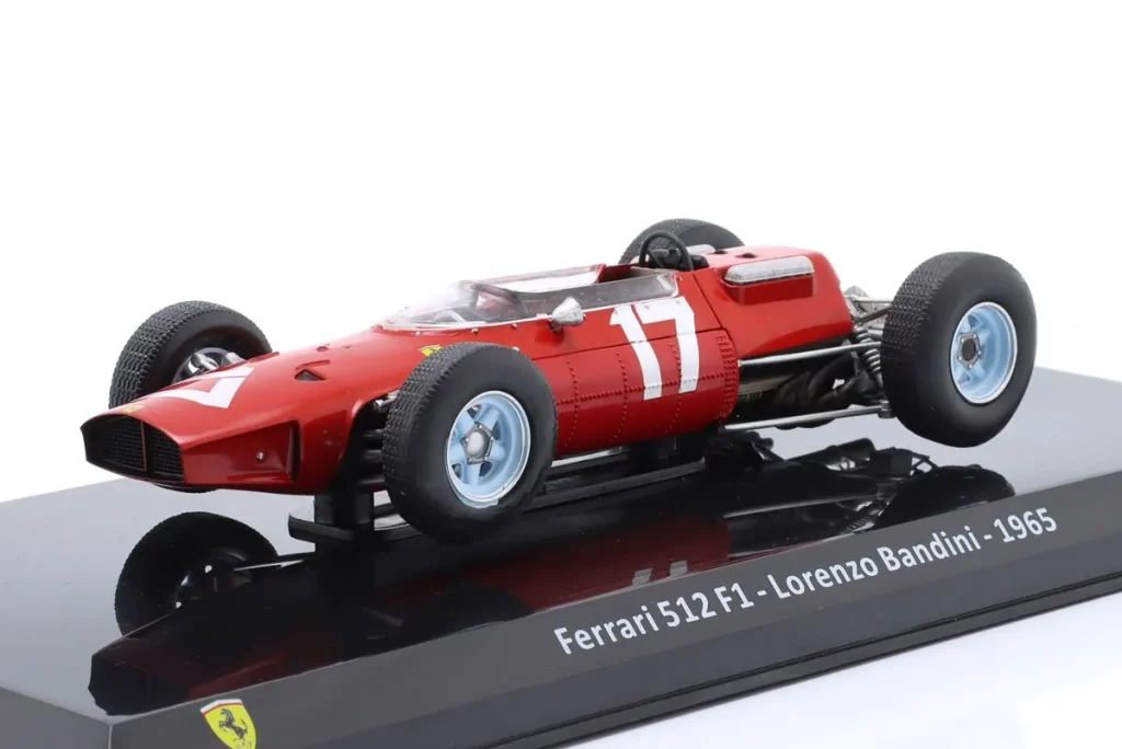 โมเดลรถ 1:24 Ferrari 512 F1 #17 Lorenzo Bandini ฟอร์มูล่าวัน ปี 1965 Premium Collectibles