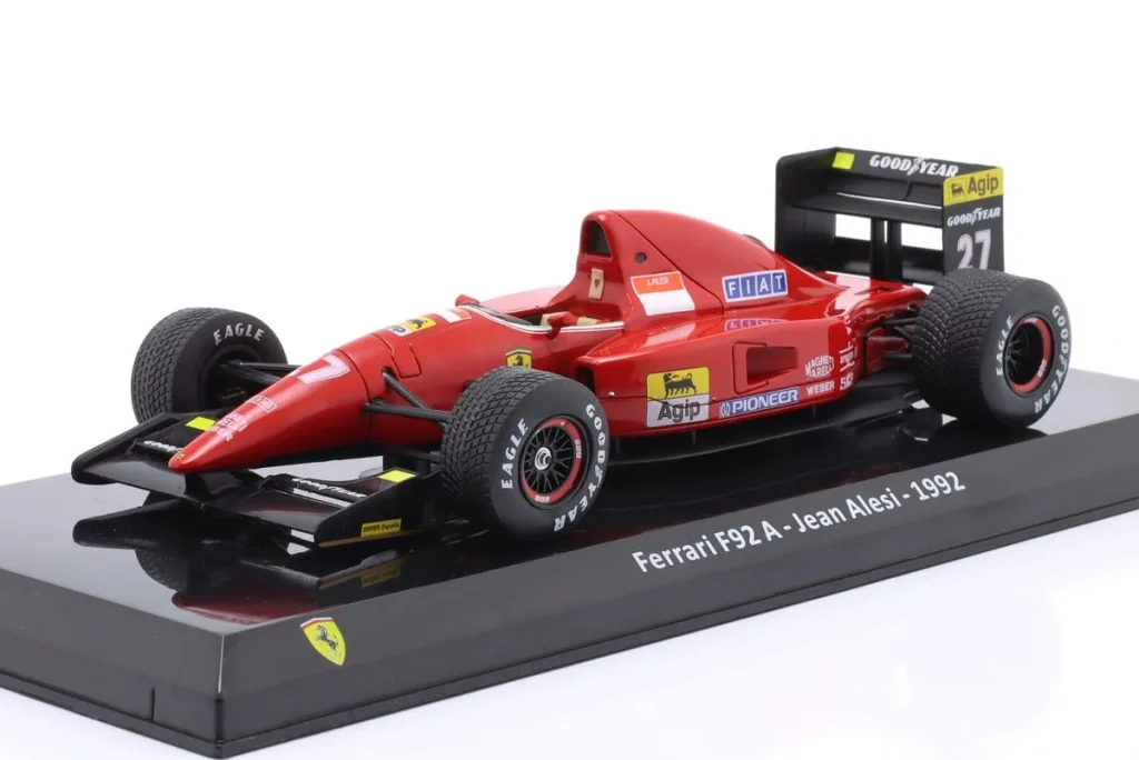 โมเดลรถ 1:24 Ferrari F92A #27 Jean Alesi ฟอร์มูล่าวัน ปี 1992 Premium Collectibles