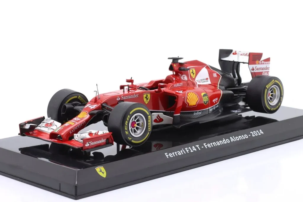 โมเดลรถ 1:24 Ferrari F14T #14 Fernando Alonso ฟอร์มูล่าวัน ปี 2014 Premium Collectibles