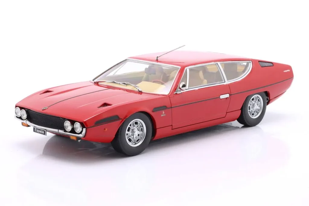 โมเดลรถ 1:18 Lamborghini Espada S2 ปี 1970 สีแดง KK-Scale