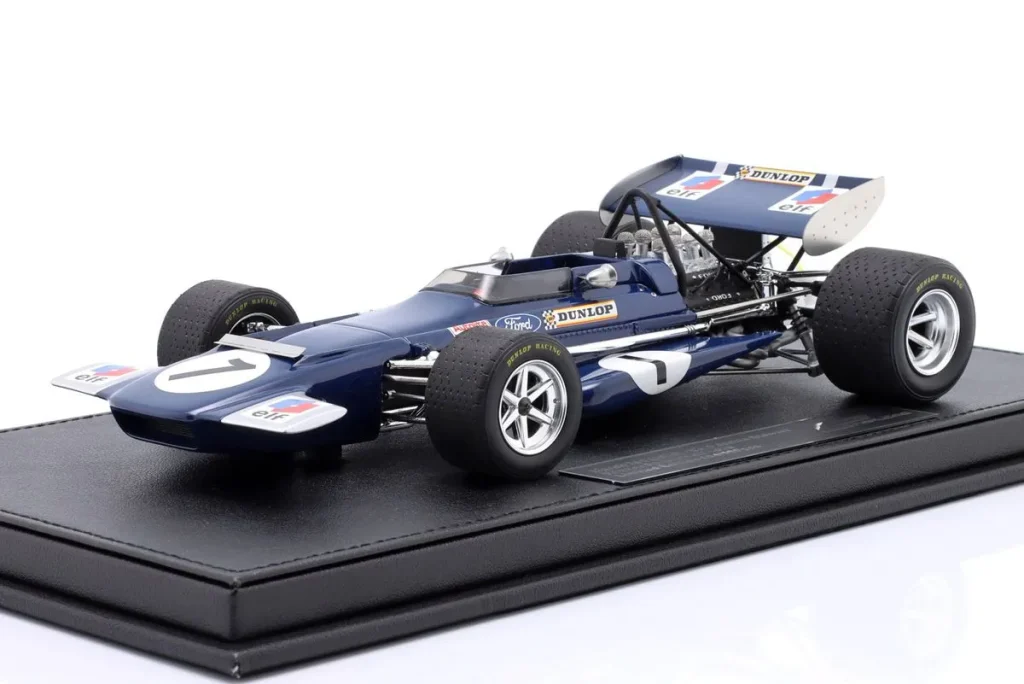 โมเดลรถ 1:18 March 701 #1 Jackie Stewart ผู้ชนะ Spanien GP ฟอร์มูล่าวัน ปี 1970 GP Replicas
