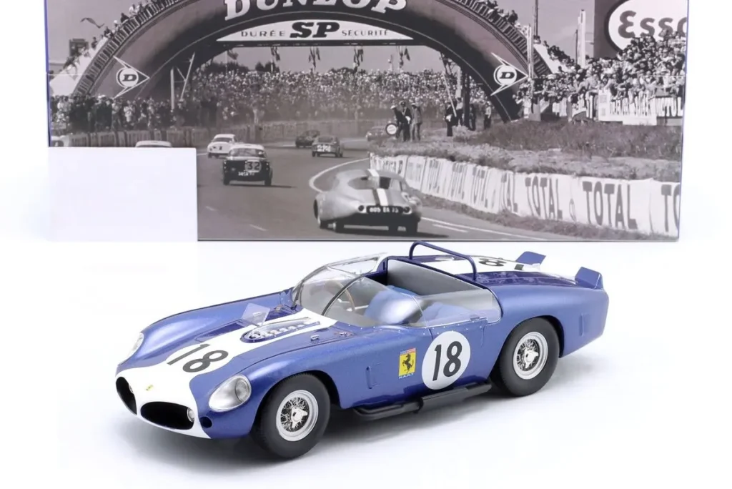 โมเดลรถ 1:18 Ferrari 250 TR61 #18 John Fulp, Peter Ryan 24 ชั่วโมง เลอมังส์ ปี 1962 WERK83