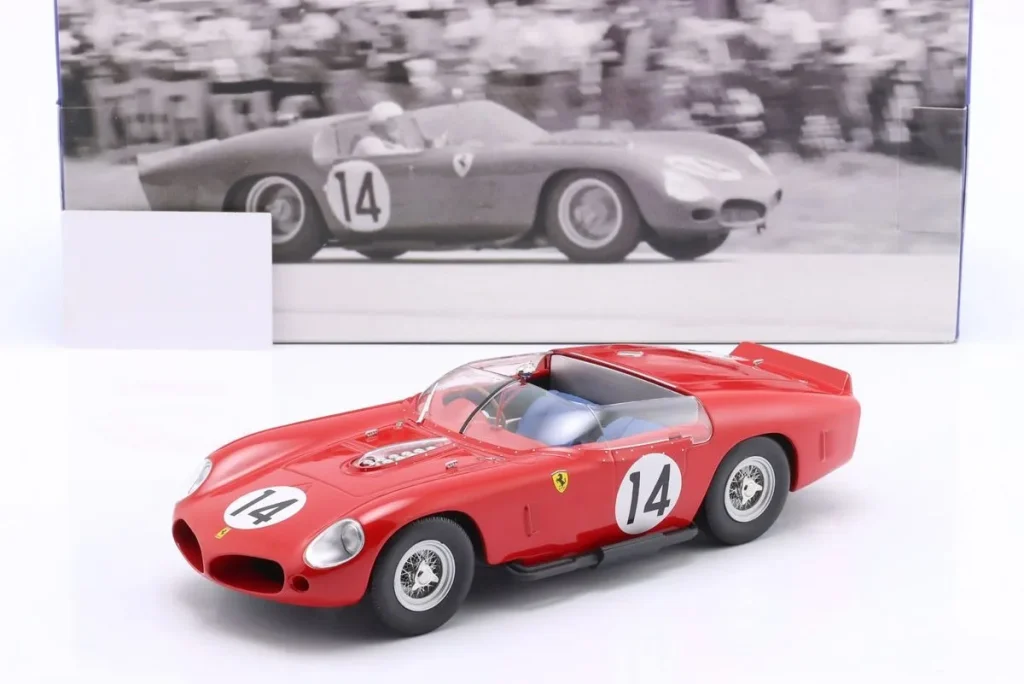 โมเดลรถ 1:18 Ferrari 250 TR61 #14 Olivier Gendebien, Phil Hill ผู้ชนะ 12h Sebring ปี 1961 WERK83 W18046002