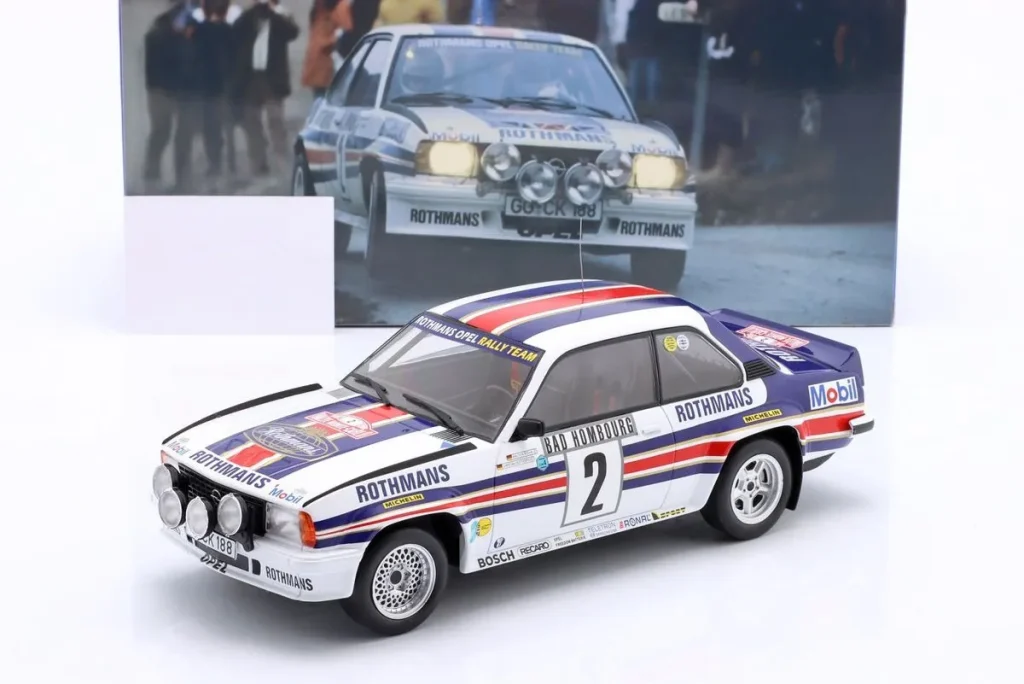 โมเดลรถ 1:18 Opel Ascona 400 #2 Walter Röhrl, Christian Geistdörfer ผู้ชนะ แรลลี่ Monte Carlo & WRC-Champion ปี 1982 WERK83