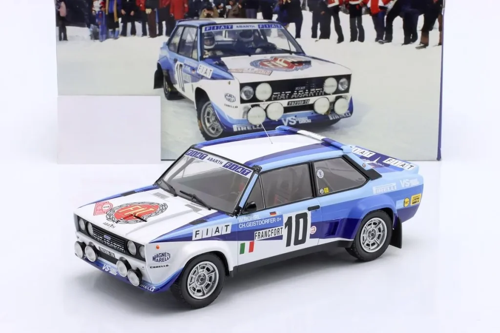 车型 1:18 Fiat 131 Abarth #10 Walter Röhrl, Christian Geistdörfer 冠军拉力赛 Monte Carlo & WRC-Champion 年 1980 WERK83