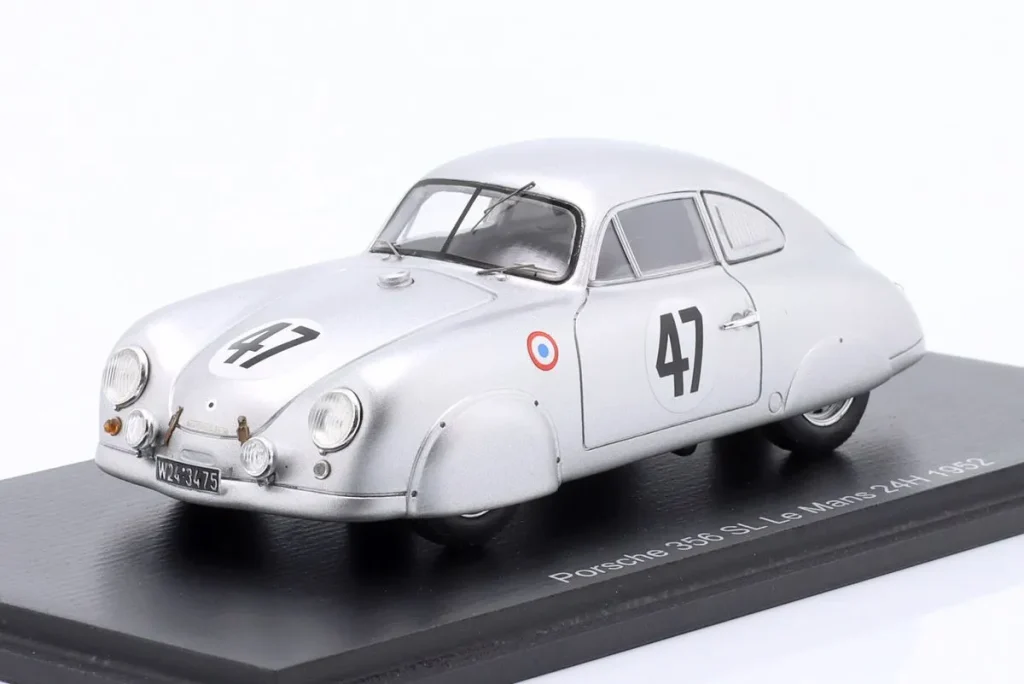 车型 1:43 Porsche 356 SL Coupé #47 Auguste Lachaize, Eugene Martin 24 小时勒芒年 1952 Spark