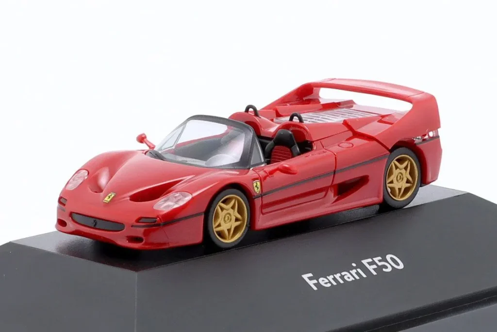 โมเดลรถ 1:87 Ferrari F50 offen ปี 1995 สีแดง Herpa