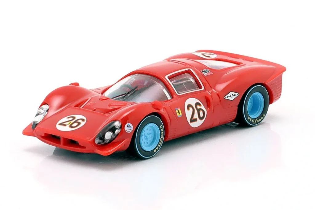 โมเดลรถ 1:87 Ferrari 412P #26 Pedro Rodriguez, Jean Guichet 24 ชั่วโมง เดย์โทนา ปี 1967 Wiking