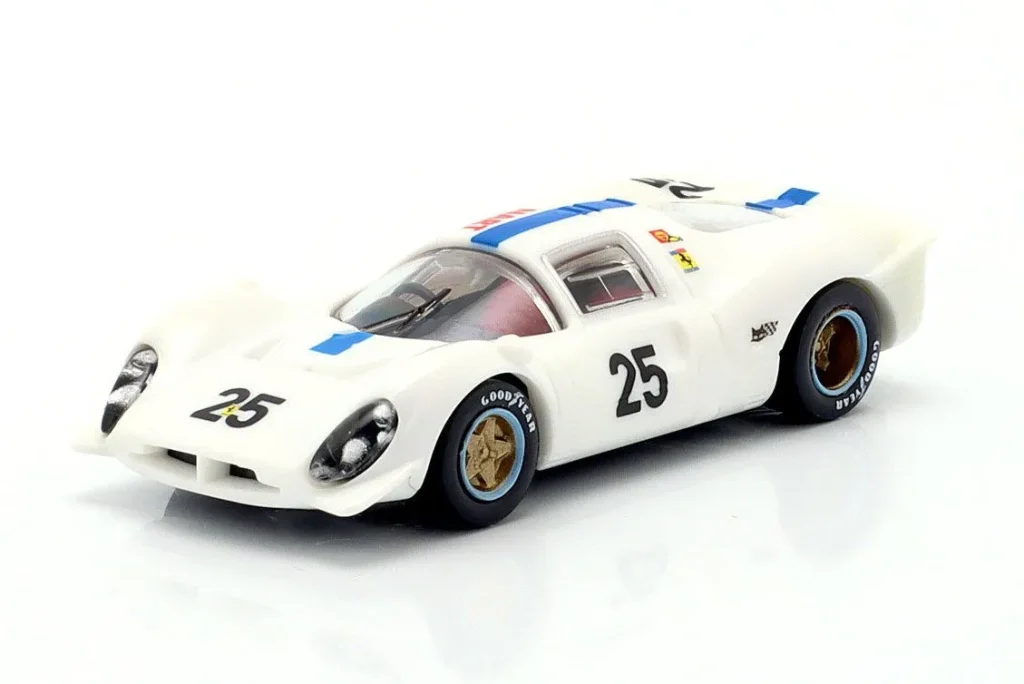 โมเดลรถ 1:87 Ferrari 412P #25 Pedro Rodriguez, Giancarlo Baghetti 24 ชั่วโมง เลอมังส์ ปี 1967 Wiking