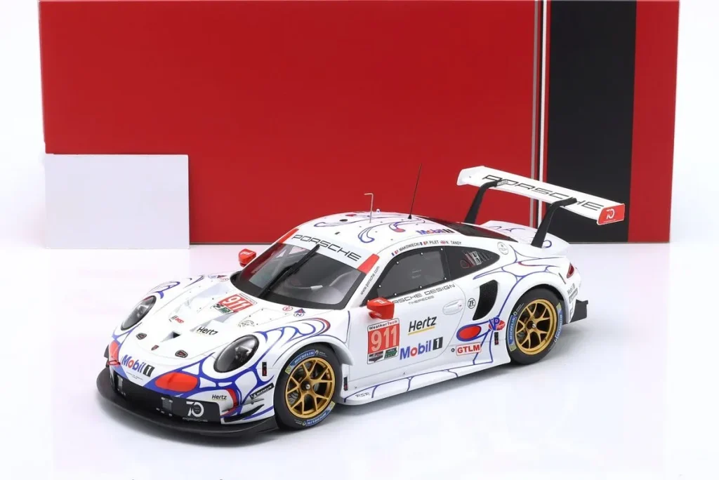 车型 1:18 Porsche 911 (991) RSR #911 Patrick Pilet, Nick Tandy, Frédéric Makowiecki 冠军 GTLM-Klasse Petit LeMans Road Atlanta IMSA 年 2018 Ixo