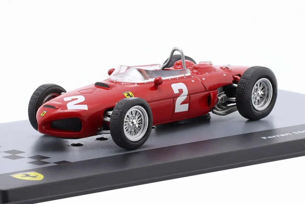 โมเดลรถ 1:43 Ferrari 156 #2 Phil Hill ฟอร์มูล่าวัน แชมป์โลก ปี 1961 Altaya