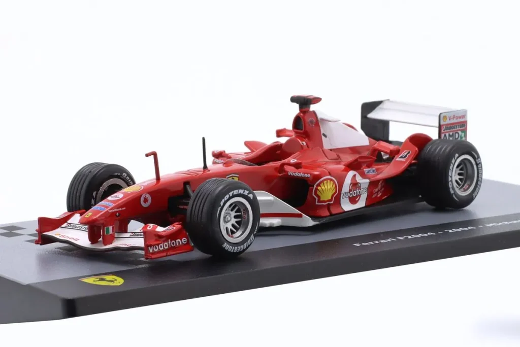 โมเดลรถ 1:43 Ferrari F2004 #1 Michael Schumacher ฟอร์มูล่าวัน ปี 2004 Altaya