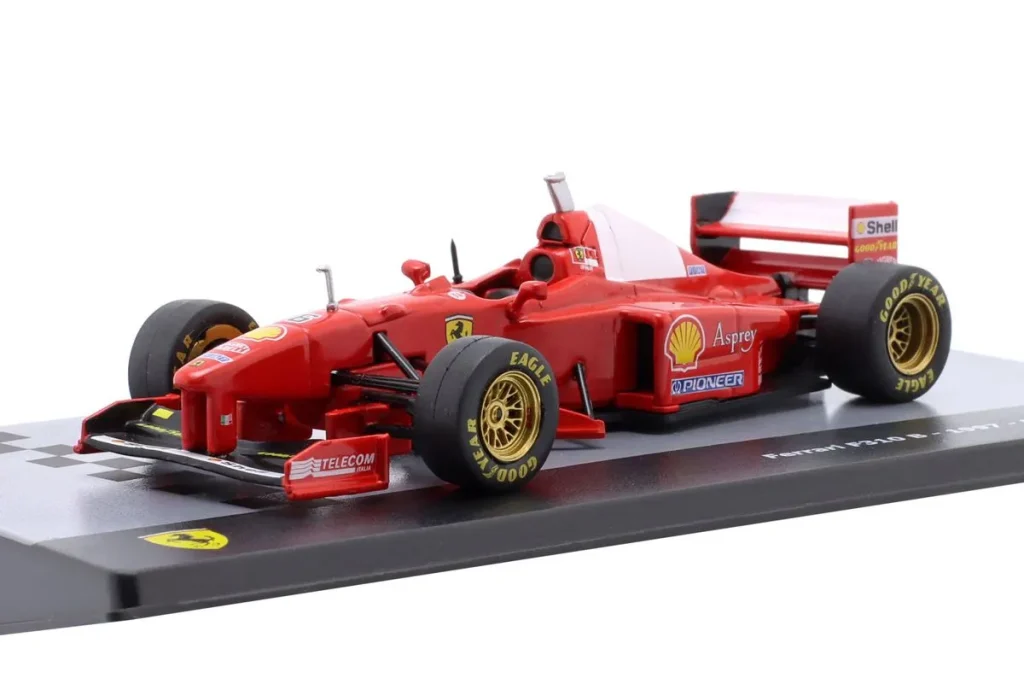 โมเดลรถ 1:43 Eddie Irvine Ferrari F310B #6 Eddie Irvine ฟอร์มูล่าวัน ปี 1997 Altaya