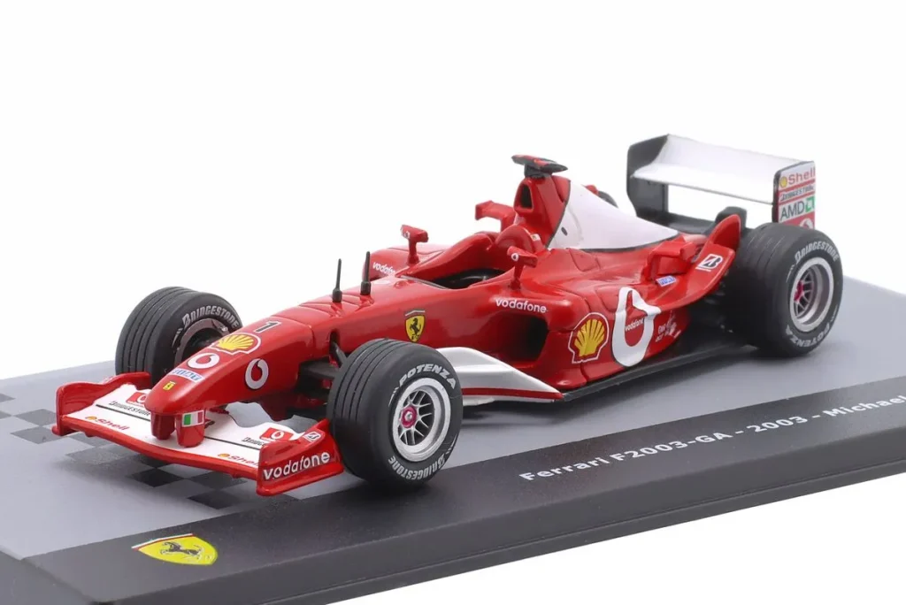 โมเดลรถ 1:43 Ferrari F2003-GA #1 Michael Schumacher ฟอร์มูล่าวัน ปี 2003 Altaya