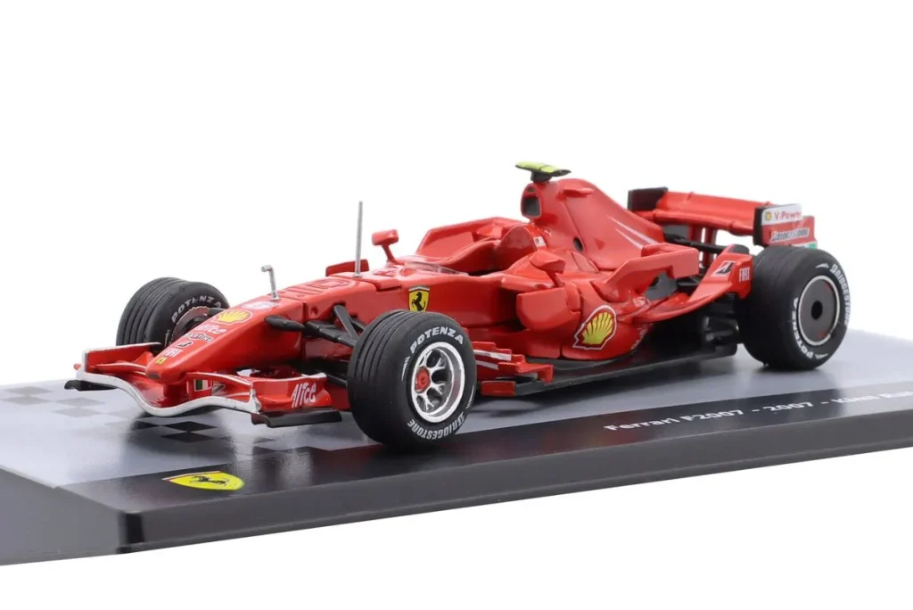 โมเดลรถ 1:43 Ferrari F2007 #6 Kimi Räikkönen ฟอร์มูล่าวัน แชมป์โลก Altaya
