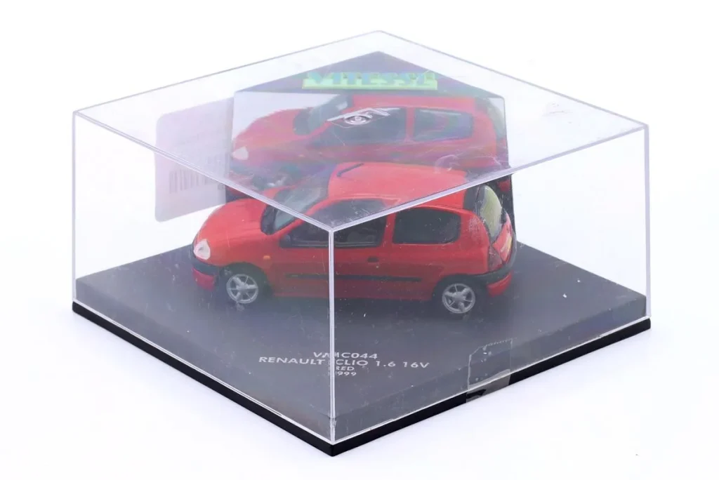 โมเดลรถ 1:43 Renault Clio 1.6 16V ปี 1999 สีแดง Vitesse