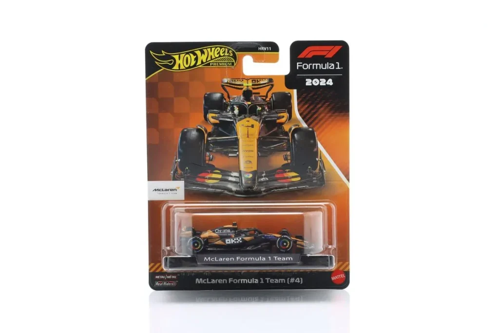 โมเดลรถ 1:64 McLaren MCL38 #4 Lando Norris ปี 2024 HotWheels