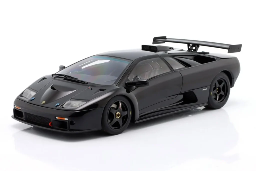 โมเดลรถ 1:18 Lamborghini Diablo GTR ปี 1999 สีดำ (deep black) AUTOart