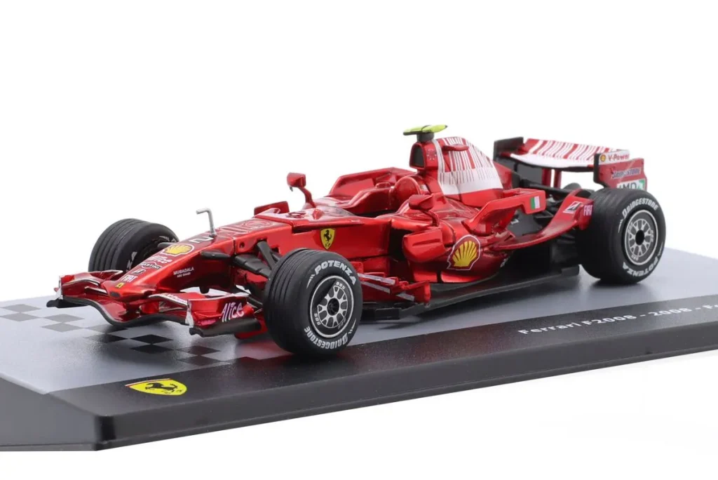 โมเดลรถ 1:43 Ferrari F2008 #2 Felipe Massa ฟอร์มูล่าวัน ปี 2008 Altaya