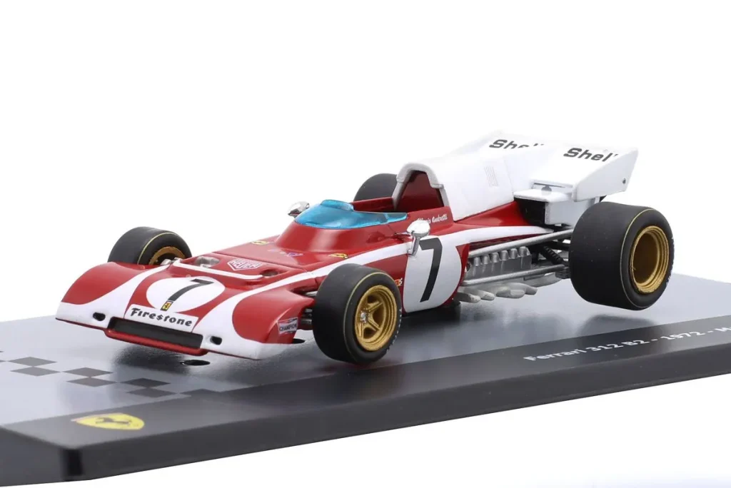 โมเดลรถ 1:43 Ferrari 312B2 #7 Mario Andretti ฟอร์มูล่าวัน ปี 1972 Altaya