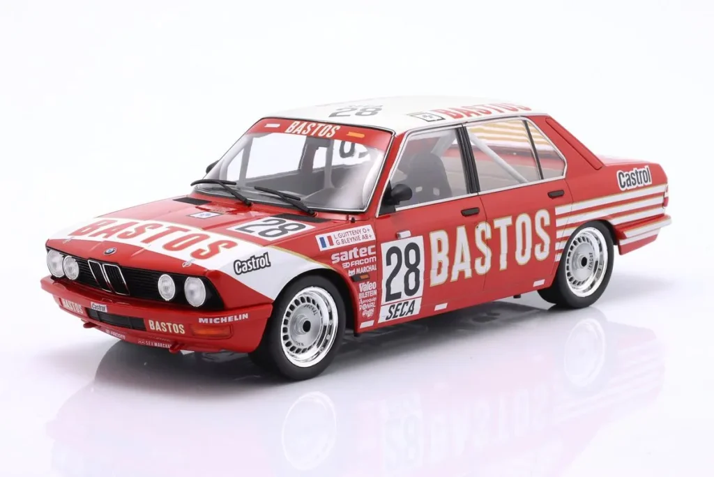 โมเดลรถ 1:18 BMW 528i #28 Lucien Guitteny, Gérard Bleynie อันดับ 4 24h Spa Ixo
