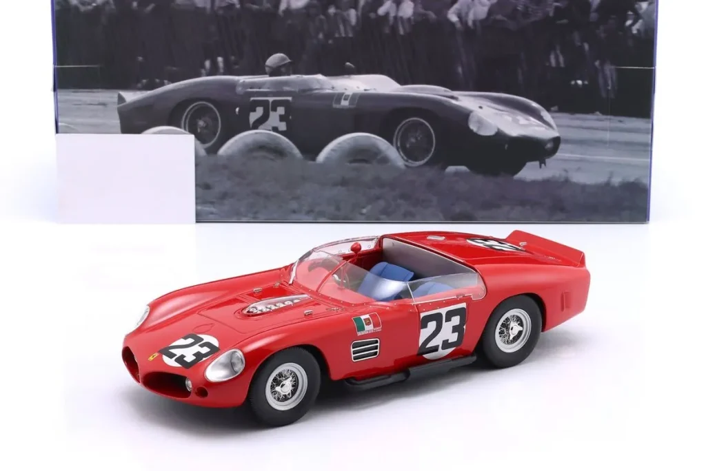 โมเดลรถ 1:18 Ferrari 250 TR61 #23 Joakim Bonnier, Lucien Bianchi ผู้ชนะ 12h Sebring ปี 1962 WERK83