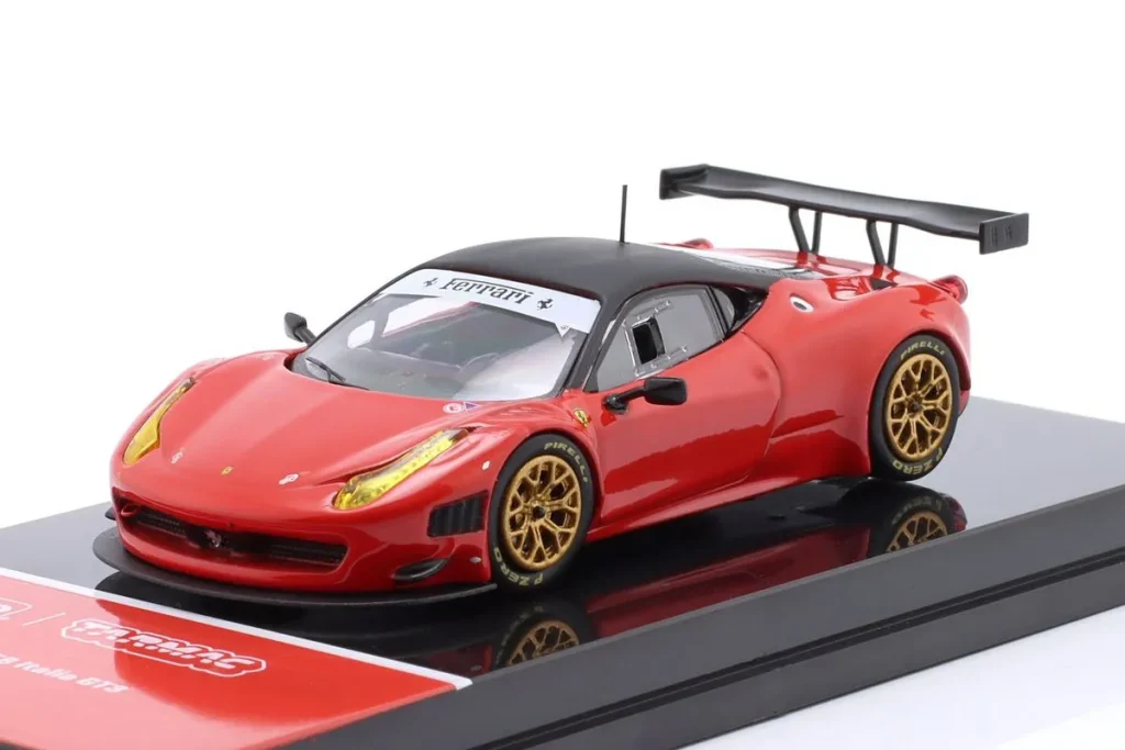 โมเดลรถ 1:64 Ferrari 458 Italia GT3 สีแดง Tarmac Works