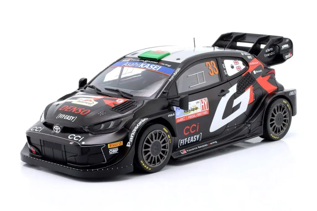 车型 1:18 Toyota GR Yaris Rally1 #33 Elfyn Evans, Scott Martin 冠军拉力赛 Japan 年 2024 Ixo