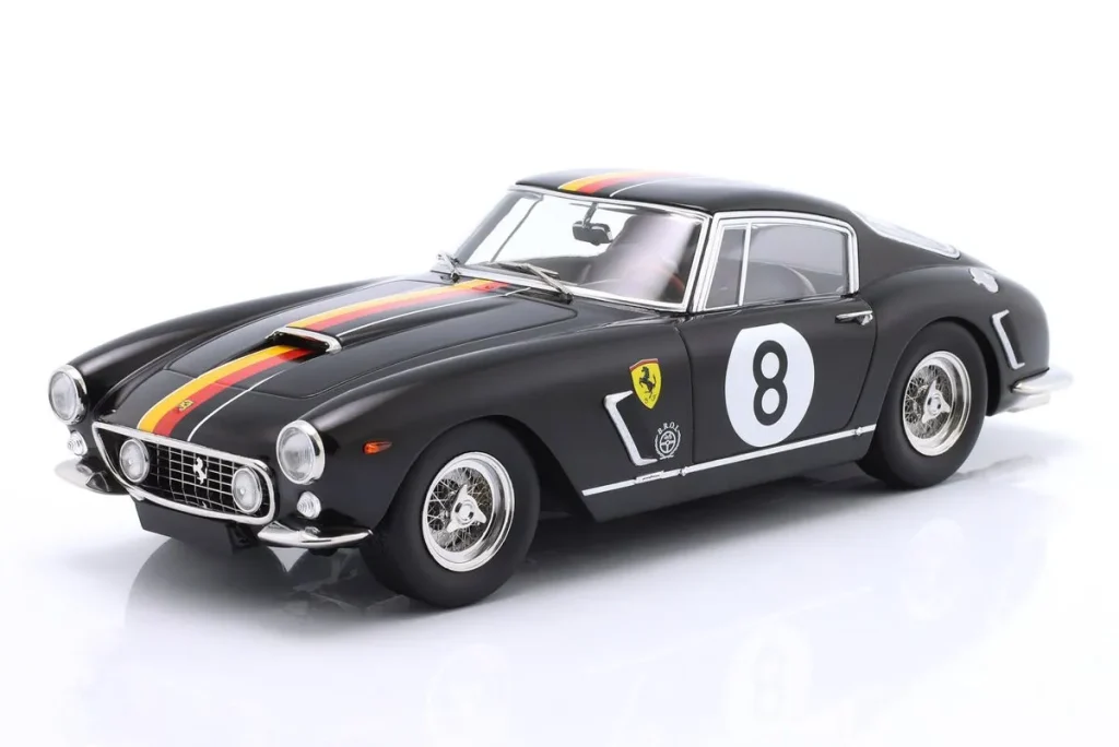 โมเดลรถ 1:18 Ferrari 250 GT SWB #8 Willy Mairesse, Wolfgang Seidel อันดับ 8 Goodwood Tourist Trophy ปี 1960 KK-Scale