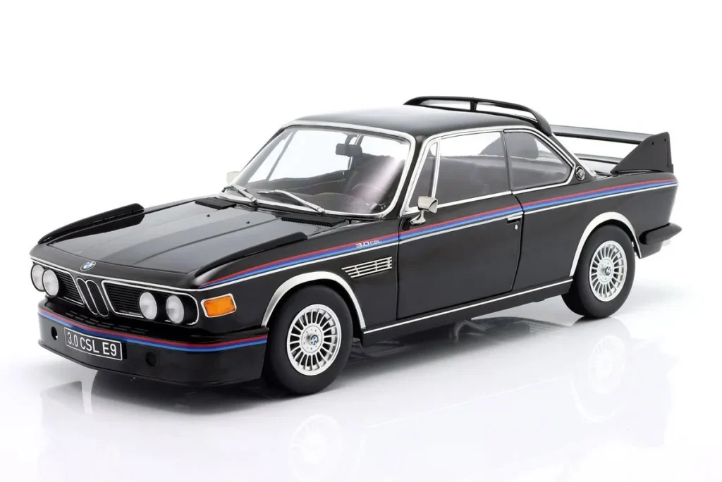 โมเดลรถ 1:12 BMW 3.0 CSL (E9) ปี 1973 สีดำ KK-Scale