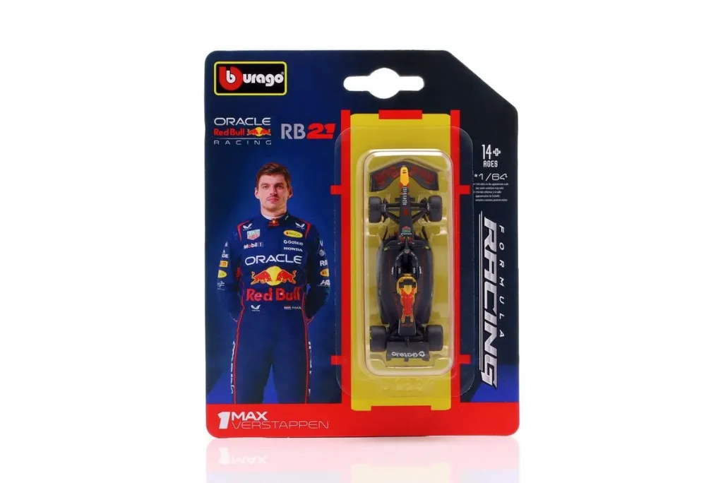 โมเดลรถ 1:64 Red Bull Racing RB21 #1 Max Verstappen ฟอร์มูล่าวัน ปี 2025 Bburago 18-58003 #1